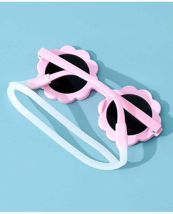 Babyhug Floral Shape Sunglasses - Pink