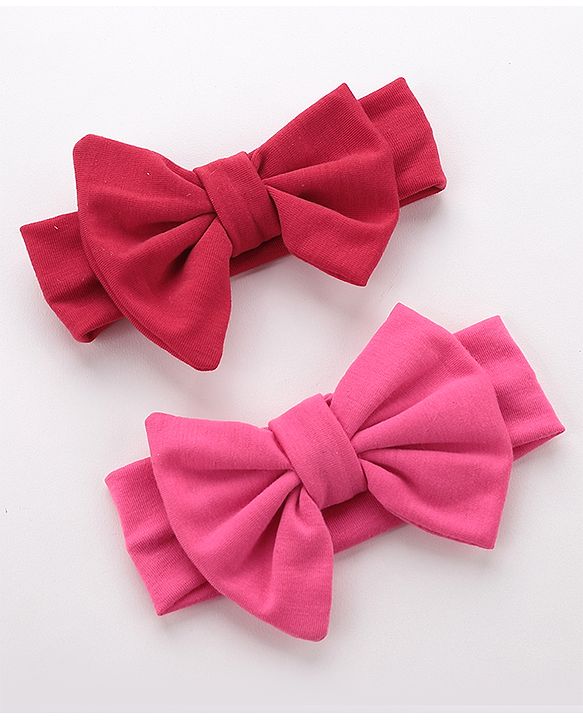 Babyhug Free Size Headbands Bands Pack of 2 - Multicolor