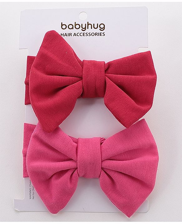 Babyhug Free Size Headbands Bands Pack of 2 - Multicolor