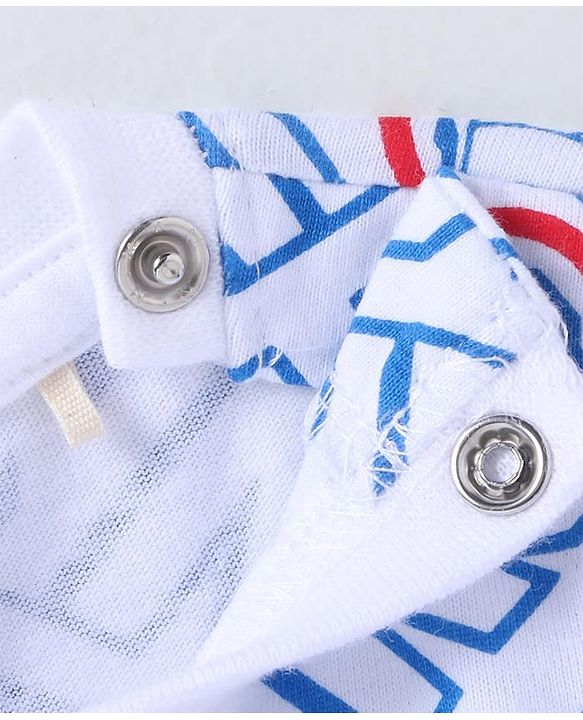 Babyhug Marvel Single Jersey Knit Half Sleeves T-Shirt & Dungaree with Text & Avenger Graphics - Blue