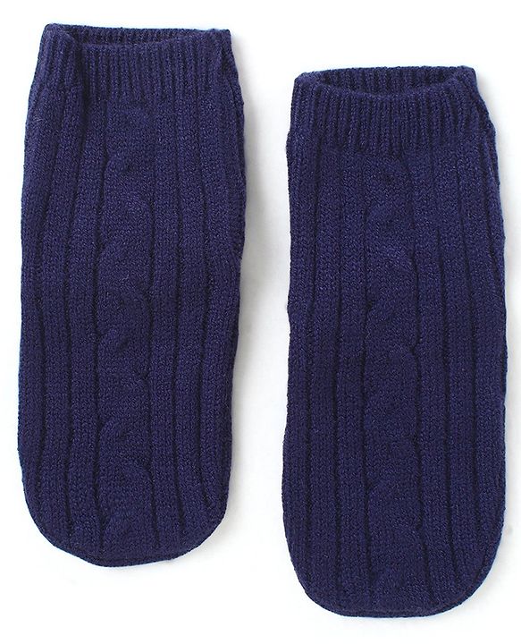 Cute Walk by Babyhug  Nylon Viscose Ankle Length Woolen Socks Solid Color Pack of 3 - Multicolor