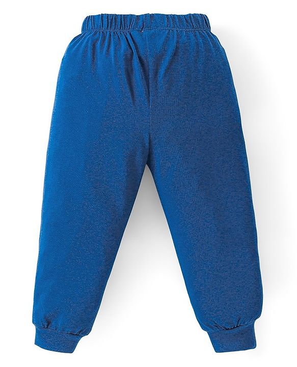 Babyhug Marvel Cotton Knit Raglan Sleeves Night Suit With Spider Man Graphics - Red & Blue