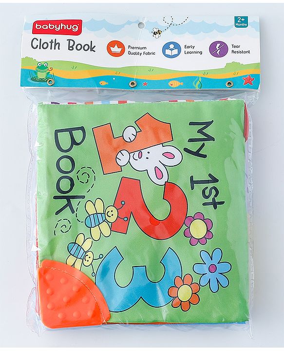 Babyhug My 1st Number Cloth Book - English