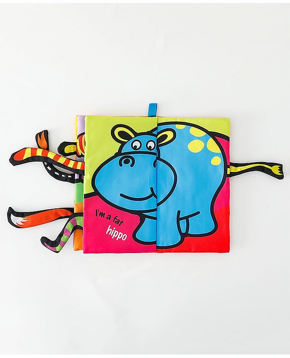 Babyhug Animal Tail Cloth Book - English