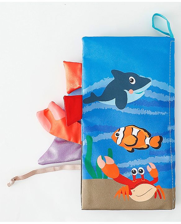 Babyhug Animal Tail Cloth Book - English