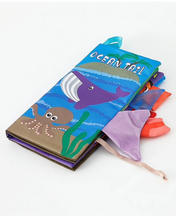Babyhug Animal Tail Cloth Book - English