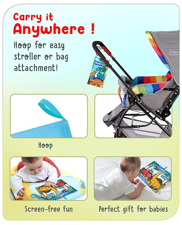 Babyhug Animal Tail Cloth Book - English