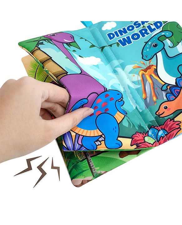 Babyhug Animal Tail Cloth Book - English