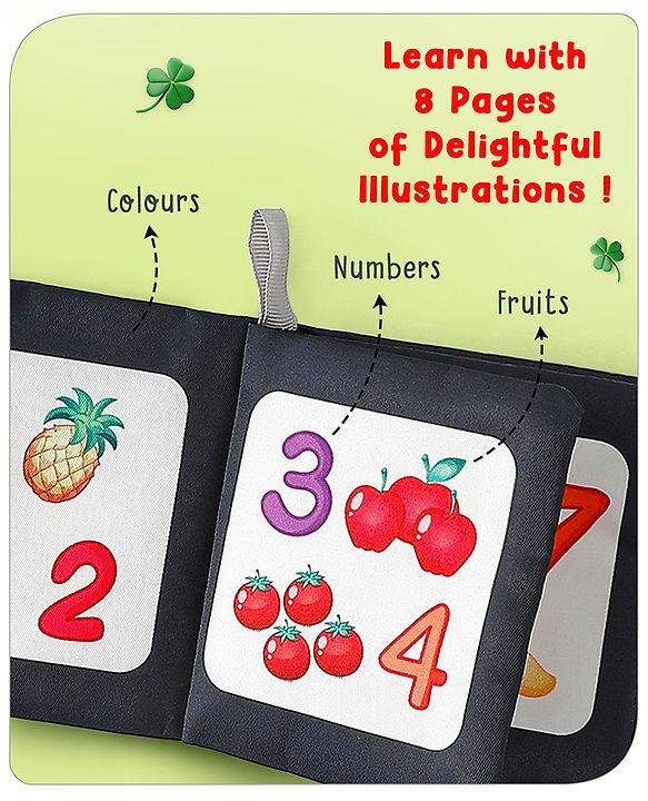 Babyhug My 1st Number Cloth Book - English