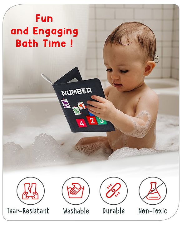 Babyhug My 1st Number Cloth Book - English