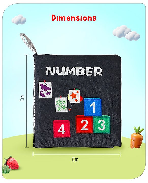 Babyhug My 1st Number Cloth Book - English