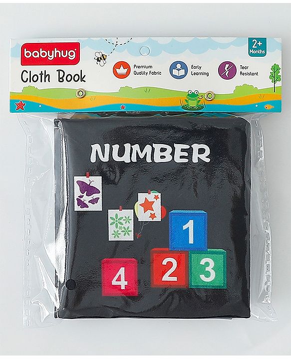 Babyhug My 1st Number Cloth Book - English