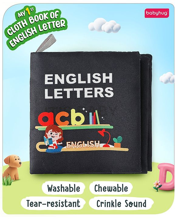 Babyhug My 1st Number Cloth Book - English