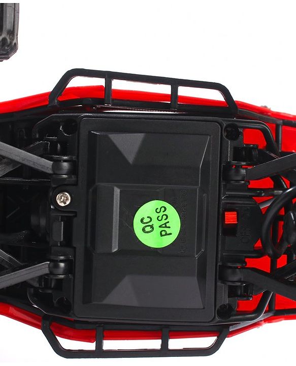 Babyhug Off Roader 1:18 Four Funtions Red Rechargeable Rock Crawler RC Car|Big Rubber Wheels|Range Upto 70 Ft.|Shock Absorbers|BIS certified|Gifting Toy