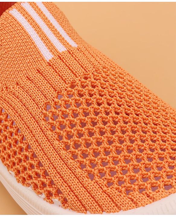 Cute Walk by Babyhug Solid Slip-on Casual Shoes - Orange