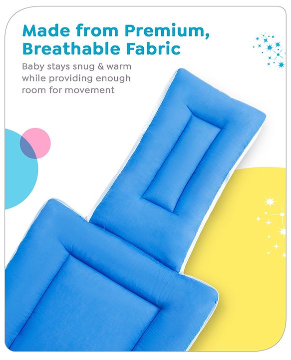 Babyhug Disney Sleeping Bag Smiley Mickey Mouse Print - Blue