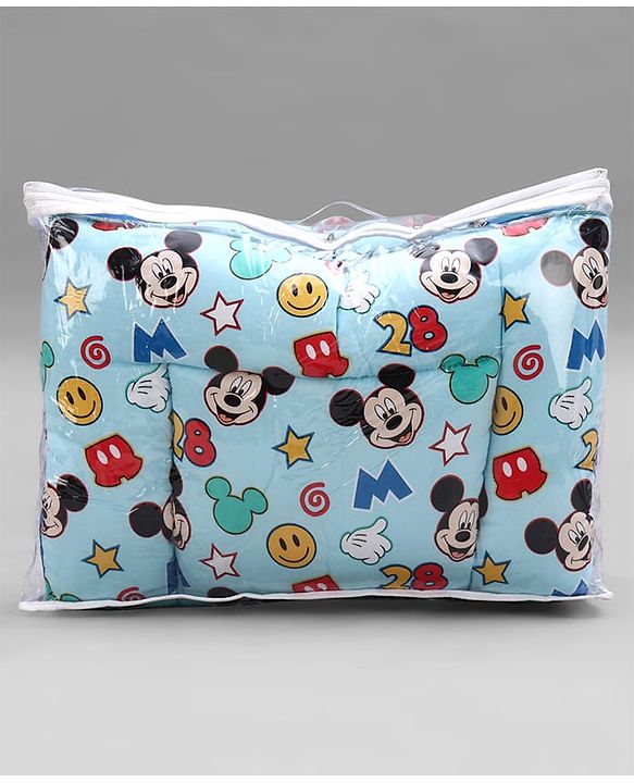 Babyhug Disney Sleeping Bag Smiley Mickey Mouse Print - Blue