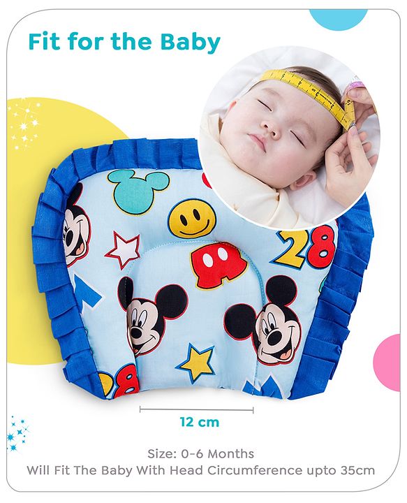 Babyhug Disney Bedding Set Smiley Mickey Mouse Print - Blue