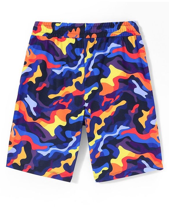 Pine Active Super Stretch Athletic Graphics Shorts - Multicolor