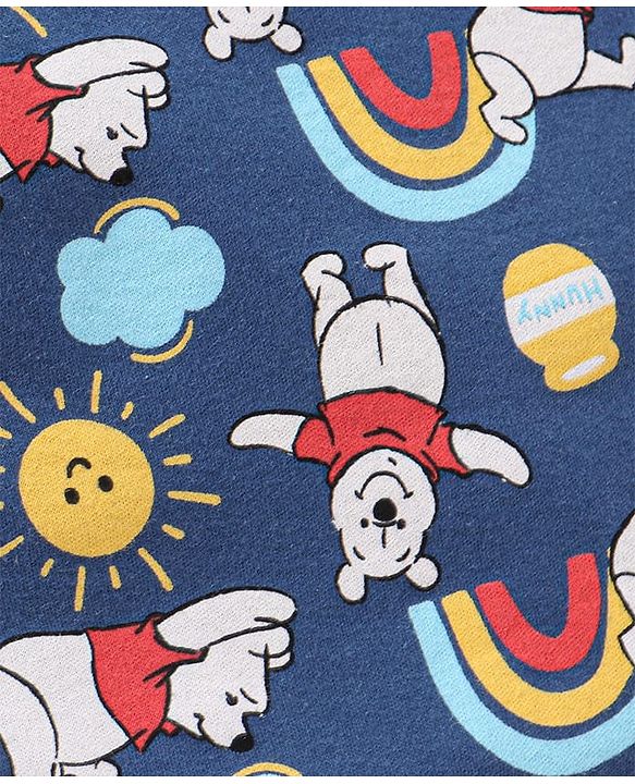 Babyhug Disney Swaddle Cool Mickey Print Set of 2 - Blue & White
