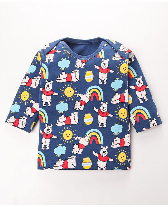 Babyhug Disney Premium Gift Set with Winnie The Pooh Print Navy Blue & Red - Pack of 7