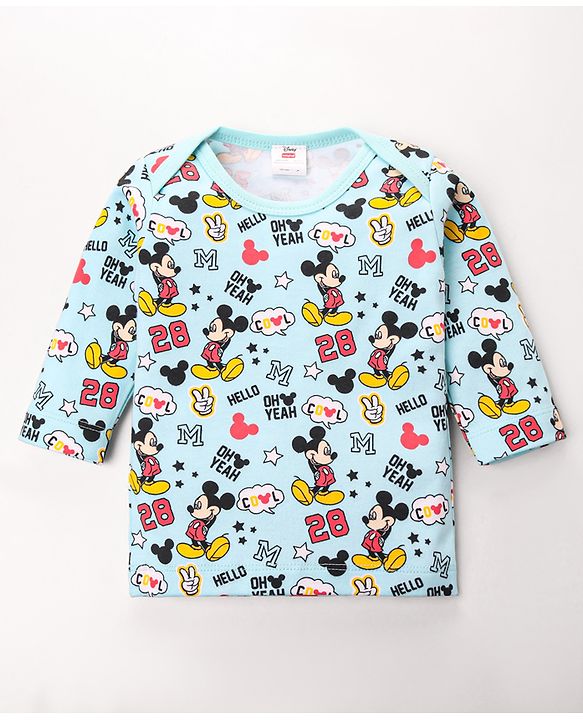 Babyhug Disney Premium 100% Cotton Clothing Gift Set with Winnie The Pooh Print Navy Blue & Red - Pack of 7