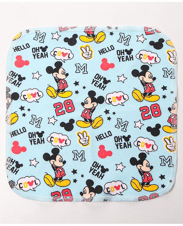 Babyhug Disney Premium 100% Cotton Clothing Gift Set with Winnie The Pooh Print Navy Blue & Red - Pack of 7