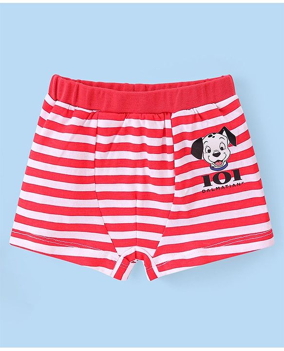 Babyhug Disney Lycra Knit Trunks With Mickey Mouse 101 Dalmatians & Lion King Graphics Pack of 3 - Multicolour