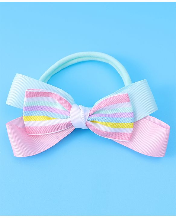 Babyhug Bow & Heart Motifs Headbands - Multicolor