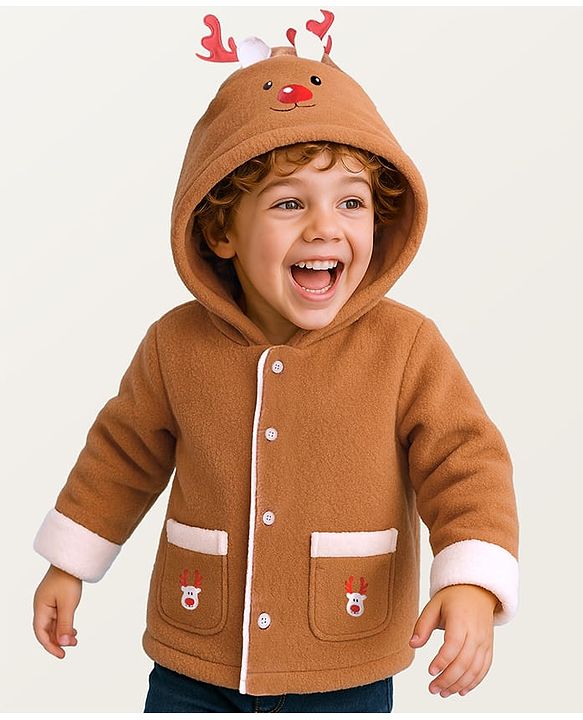 Babyhug 100% Cotton Knit Full Sleeves Sweatshirt With Mickey Mouse Print & Embroidery - Red White & Black main image 1