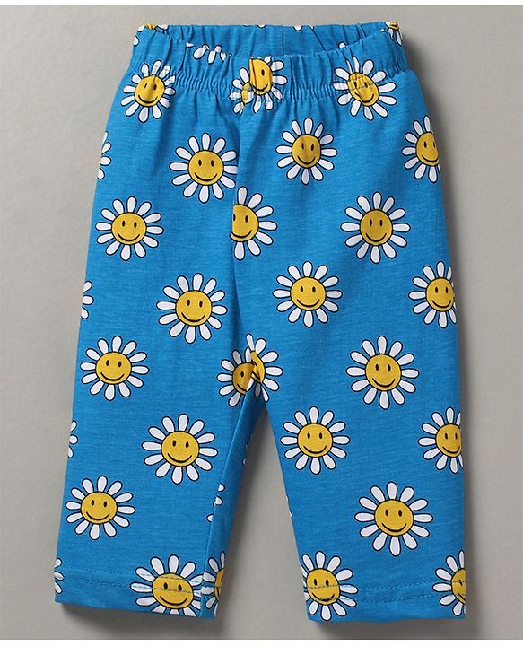 Babyhug Cotton Woven Full Sleeves Night Suit Dino Print - Blue