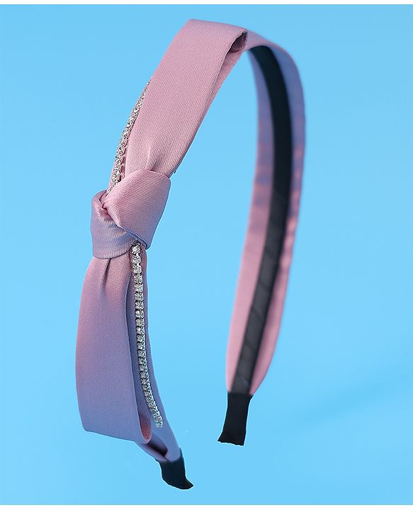Pine Kids Hair Band with Bow Free Size - Pink