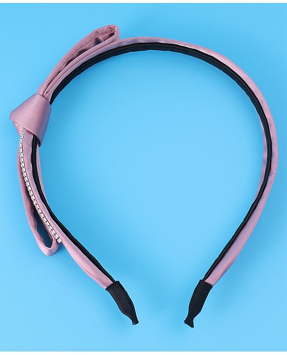 Pine Kids Hair Band with Bow Free Size - Pink