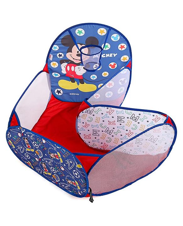 Babyhug Disney Mickey Ball Pool Set With 50 Colourful Balls for Kids |Ball Pit for Kids 2+ Years |Birthday Gift for Kids|BIS Certified