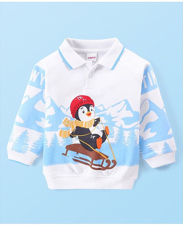 Babyhug Cotton Knit Full Sleeves T-Shirt with Text Graphics Print - Yellow