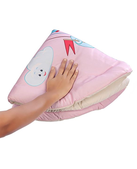Babyhug Play Gym with Hanging Toys|Elephant on Air Balloon Theme Soft Activity Play Mat|Portable & Easy to Carry with Detachable Toys|2+ Months|Motor Skill Development |Ideal for gifting|BIS