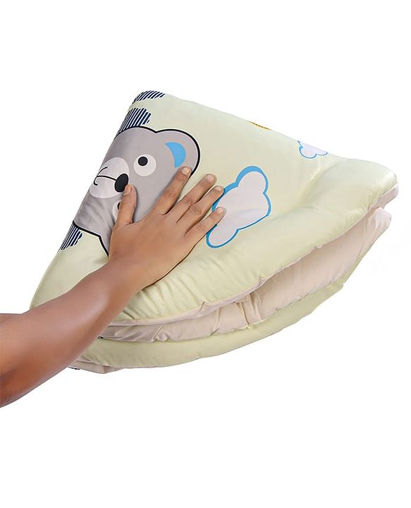 Babyhug Play Gym with Hanging Toys|Elephant on Air Balloon Theme Soft Activity Play Mat|Portable & Easy to Carry with Detachable Toys|2+ Months|Motor Skill Development |Ideal for gifting|BIS