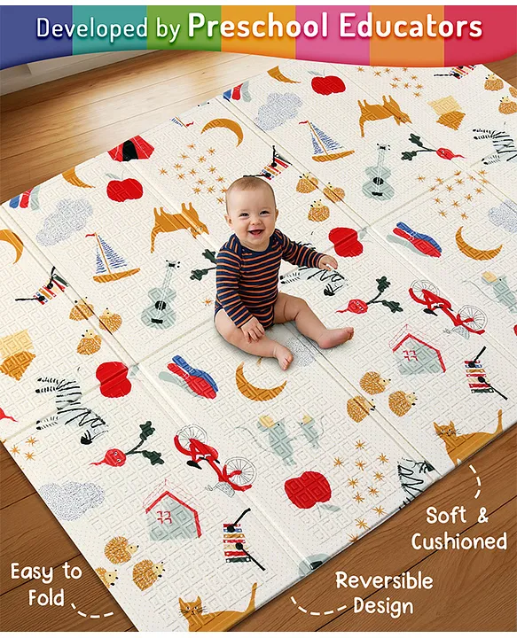 Intelliskills Premium Extra Large Reversible Animal Joyride Play