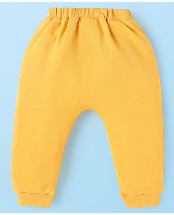 Babyhug Disney Interlock Knit Full Length Diaper Leggings With The Lion King Graphics Pack of 3 - Grey White & Yellow