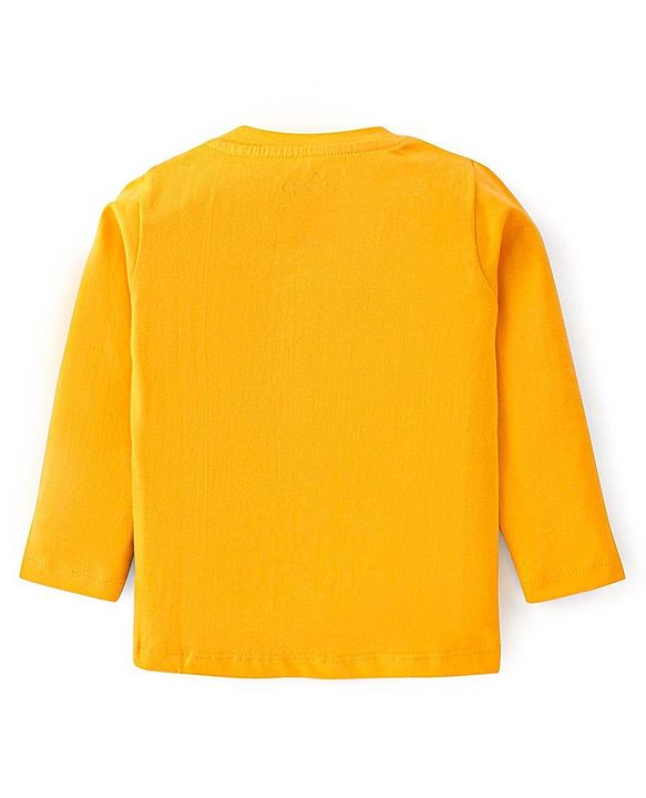 Babyhug Disney Single Jersey Knit Full Sleeves T-Shirts Lion King Graphics Pack of 3 - Beige Red & Yellow