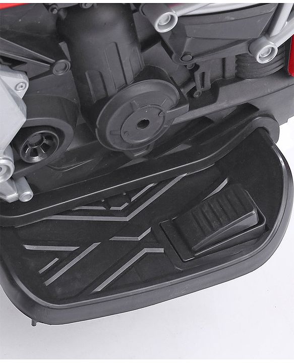 Babyhug Super Harley Kids Three Wheel Battery Operated Ride on Bike With Music & Lights - Red