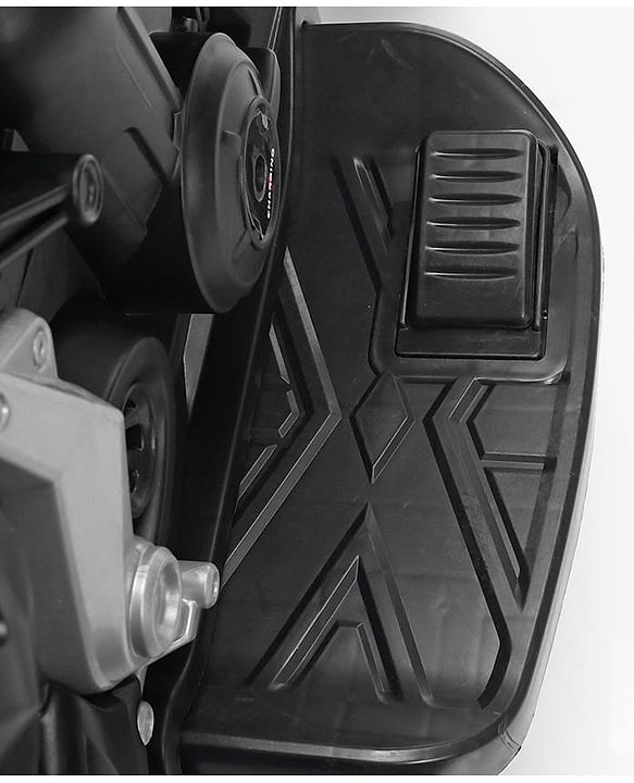 Babyhug Super Harley Kids Three Wheel Battery Operated Ride on Bike With Music & Lights - Red