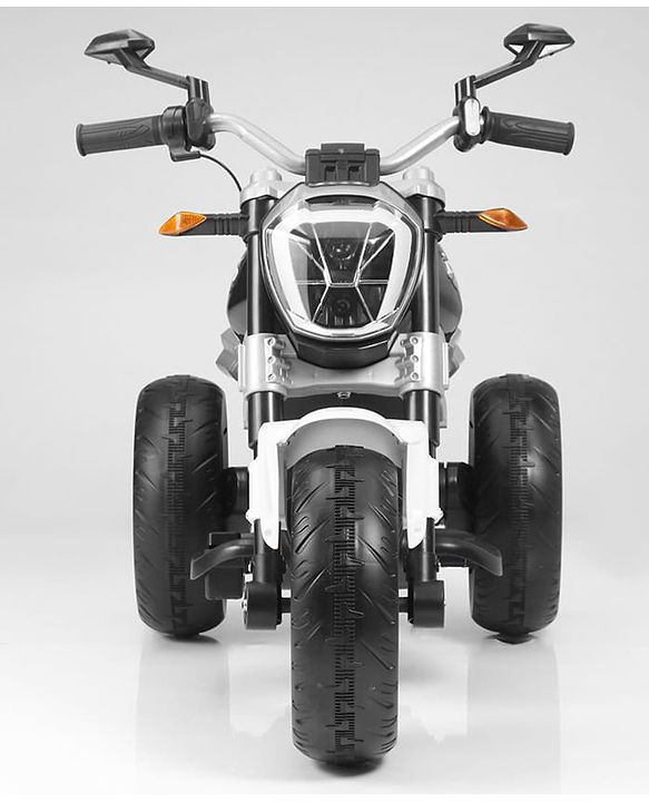 Babyhug Super Harley Kids Three Wheel Battery Operated Ride on Bike With Music & Lights - Red