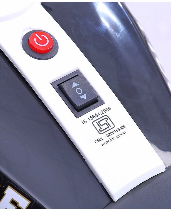 Babyhug Super Harley Kids Three Wheel Battery Operated Ride on Bike With Music & Lights - Red