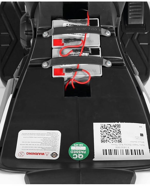 Babyhug Super Harley Kids Three Wheel Battery Operated Ride on Bike With Music & Lights - Red