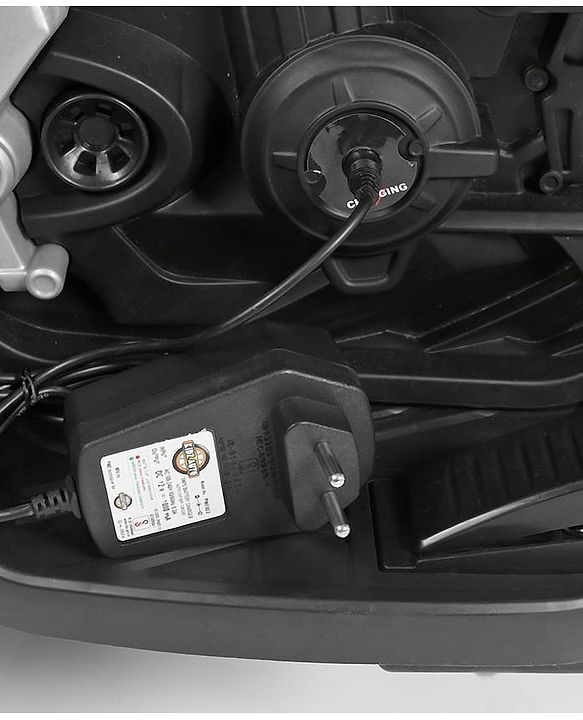 Babyhug Super Harley Kids Three Wheel Battery Operated Ride on Bike With Music & Lights - Red