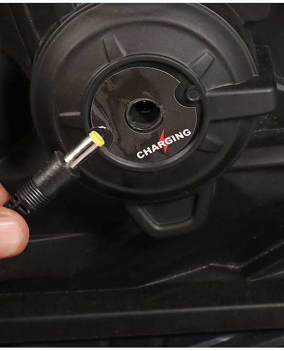 Babyhug Super Harley Kids Three Wheel Battery Operated Ride on Bike With Music & Lights - Red