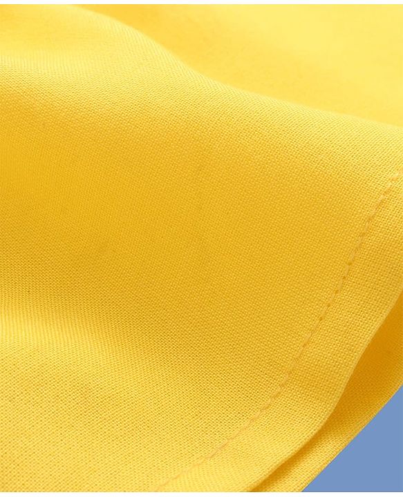 Pine Kids Viscose Woven Full Sleeves Solid Kurta Pyjama Set with Floral Printed Jacket - Yellow