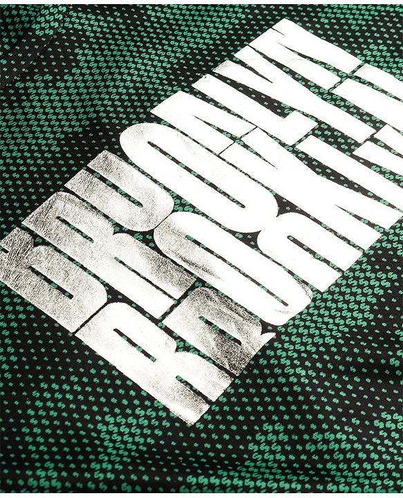 Pine Active Knitted Half Sleeves T-Shirt With Text & Camouflage Print - Dark Green