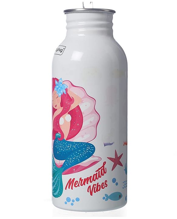 Babyhug Unicorn Theme Stainless Steel Color Changing Magic Bottle Pink |Leak Resistant|BPA Free|Rust Proof|600 ml